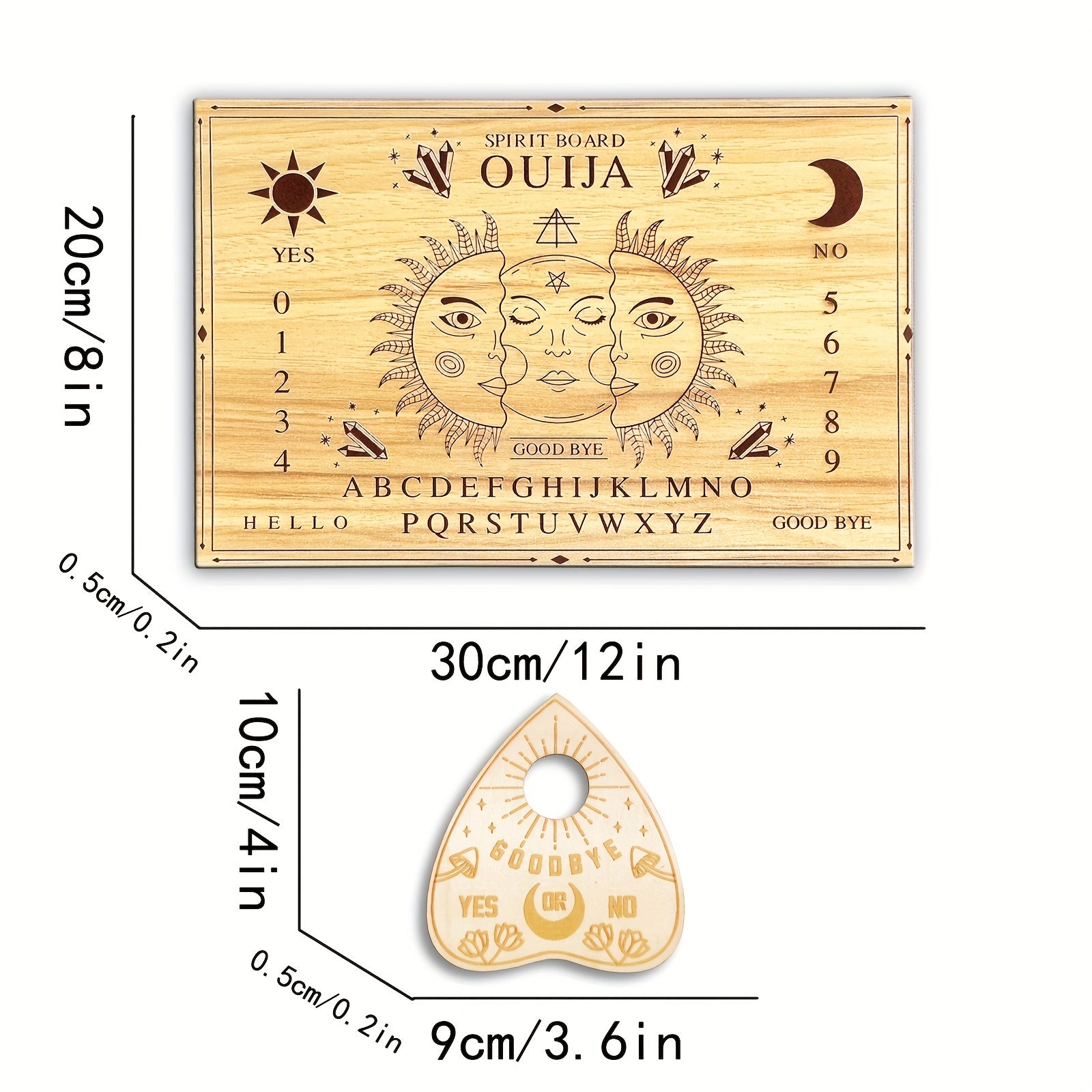 Set Planche de Ouija "Classique"